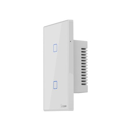Interruptor Táctil Inteligente Sonoff WallTouch 2 Canales WiFi-Blanco