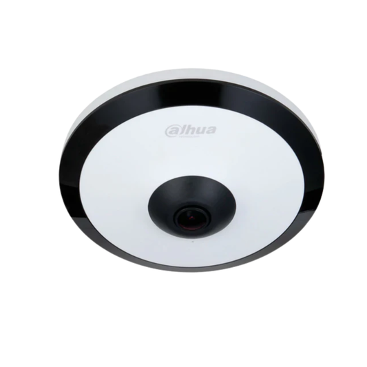 Cámara de seguridad Hdcvi Dahua Fisheye 5mp ir10m mic wdr hac-ew2501n