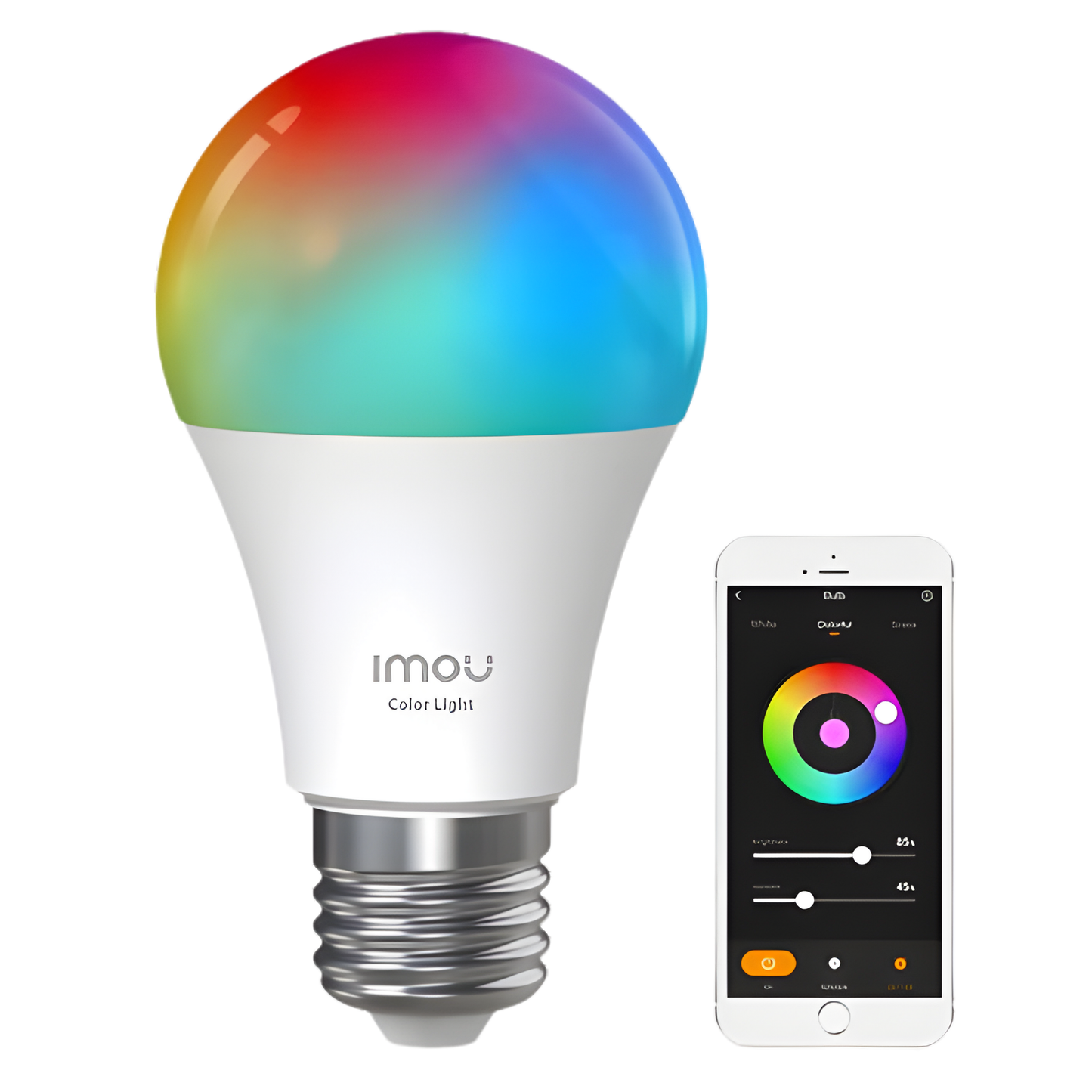 Bombillo Inteligente WiFi IMOU Multicolor E27 806 Lúmenes – IOT-B5